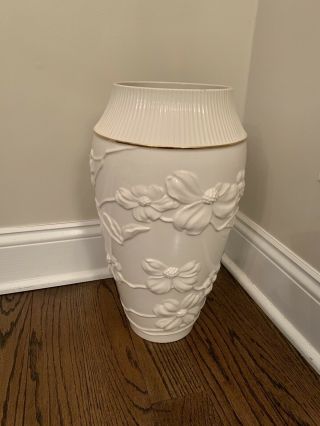 Lenox Floral Vase (16” Tall)