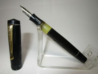 Vintage Osmia 64 Pistonfiller Fountain Pen Flexy Ef Nib