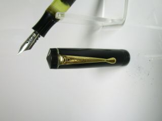 Vintage OSMIA 64 pistonfiller fountain pen flexy EF nib 3