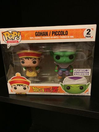 Dragon Ball Z - 2 Pack Funko Pop Gohan & Piccolo Funimation Convention Exclusive