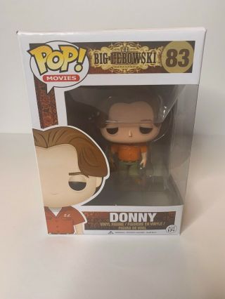 Funko Pop The Big Lebowski Donny 83 Authentic Rare Vaulted Retired W/pp