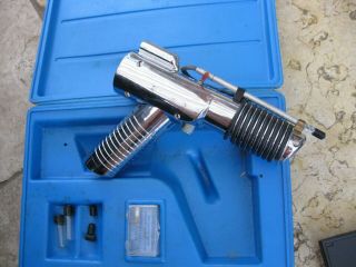 Vintage SteamPunk,  Laser/Ray gun looking leak detector w/case,  Re - enactment 2