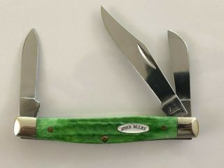 Case XX 6344 SS Medium Stockman 2004 John Deere Knife With Tin 4
