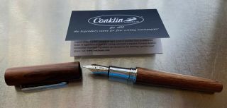 Conklin Endura Fountain Pen,  Sandalwood,  1.  1 Stub Nib 4