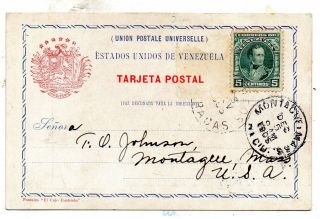 PUENTE DE HIERRO CARACAS VENEZUELA udb 1905 1 of 2 stamps missing 2