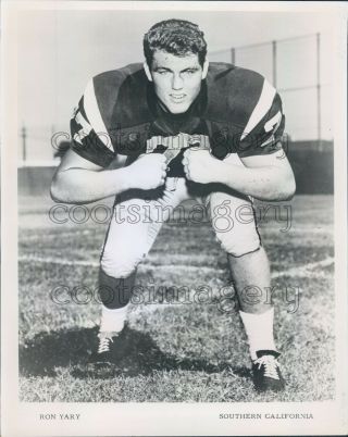 Football Player Ron Yary University Of Southern California Press Photo