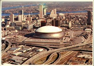 Superdome Orleans Louisiana La French Quarter Continental 4x6