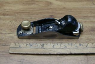 Vintage Stanley G12 - 060 Low Angle Block Plane,  Made In England,  Very Good Cond.