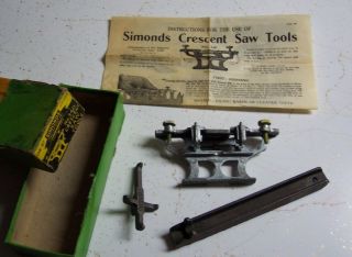 Vintage Simonds Saw & Steel Co No.  340 Crescent Saw Tools Brochure