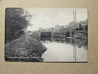 Bethlehem Pennsylvania Pa Lehigh Canal Tow Path Train Rr Railroad Depot Bridge