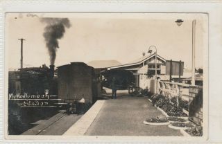 Vintage Postcard Murwillumbah Railway Station Rppc 1900s