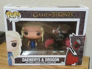 Game Of Thrones Funko Pop - Daenerys & Drogon - Metallic