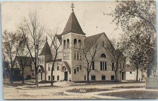 Chicago Il Rppc Postcard " Swedish Congregational Church,  Austin " Cr Childs Photo