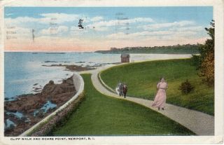 Newport,  R.  I. ,  Cliff Walk And Ochre Point