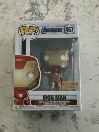 Funko Pop Avengers Iron Man Box Lunch Exclusive 467