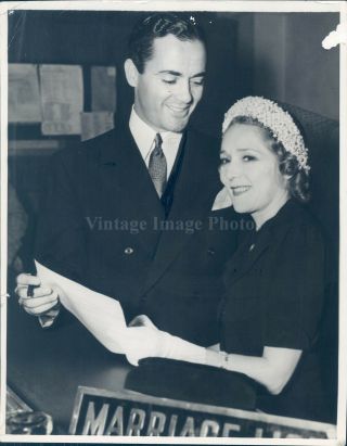1937 Photo Mary Pickford Actress Celebrity Charles Buddy Rogers Husband Ca 6x8