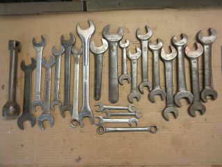22 Vintage Williams Wrenches Old Farm Mechanic Antique Hand Tools