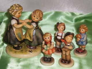 Hummel Germany 5 Figurines Spring Dance & 4 Others