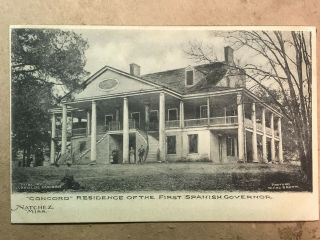 Natchez Miss.  Mississippi Antique Postcard 
