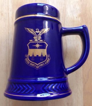 1970s - 1980s United States Air Force Academy Coffee Mug Beer Stein