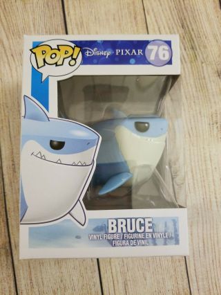 Funko Pop Bruce Shark Finding Nemo.  Disney Pixar.  Vaulted Retired Rare.  Good Box