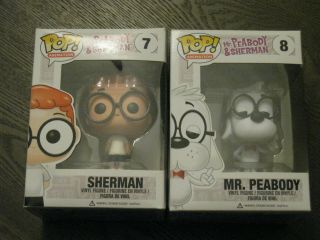 Funko Pop Mr.  Peabody 7 8,  Mr Peabody & Sherman,  Vaulted Rare