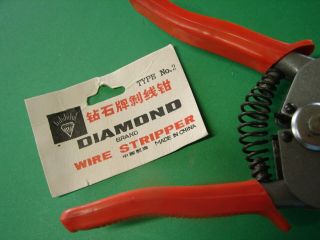 Vintage Diamond WIRE STRIPPERS Type 2 NOS S/H IN USA 3
