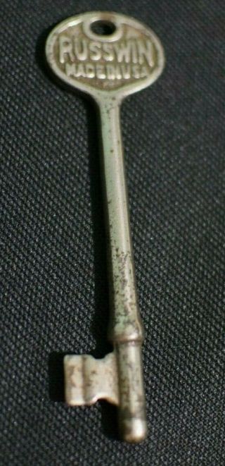 Antique Russwin U.  S.  A.  2 Skeleton Key