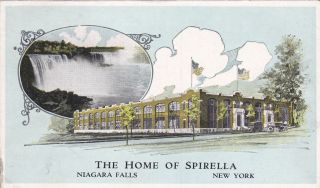 Niagara Falls,  York,  1910 - 20s; Home Of Spirella,  American Headquarters