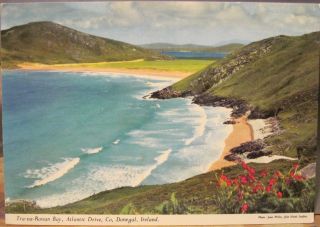 Irish Postcard Tra - Na - Rossan Atlantic Drive Donegal Ireland John Hinde 2/271