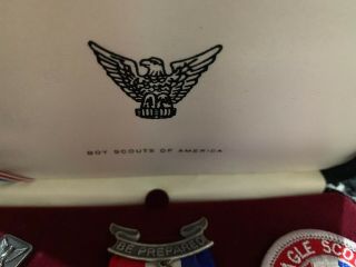 Older Eagle Scout Presentation Kit Medal Patch Pins 2