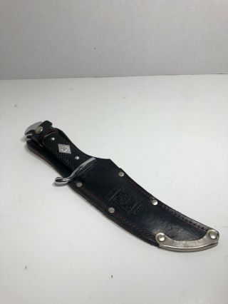 Gc Co.  Solingen Germany Buffalo Skinner Knife W/ Sheath Rare