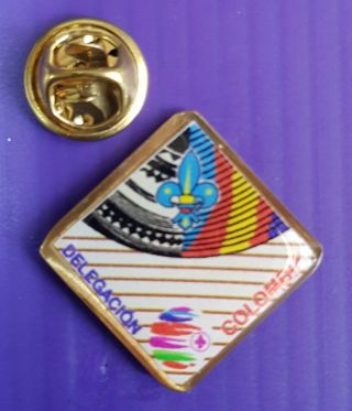 24th World Scout Jamboree 2019 Contingent Official Pin Badge Patch / Colombia