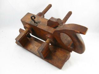 Antique Wooden Adjustable Molding Plane Woodworking Carpentry