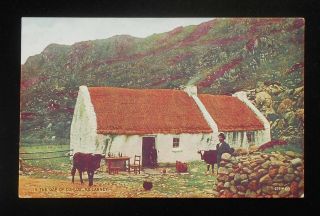 1910s Rural House Killarney Gap Of Dunloe Ireland Kerry Co Postcard