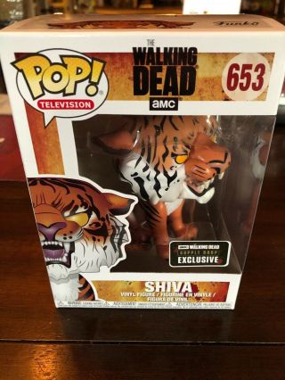Funko Pop The Walking Dead Shiva Supply Drop Sdcc 2018 Exclusive 653 - Nib