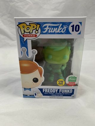 Funko Pop Freddy Funko 10 Hero Green Gamma Glow In The Dark Gitd Le 5000
