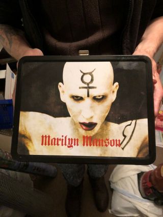 Marilyn Manson Yr.  2000 (y2k) Tin Lunch Box