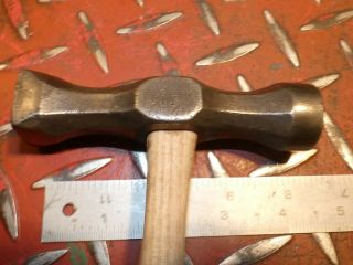NOS DOUBLE PEIN HAMMER LEATHER SHOE MAKER SADDLERY COBBLERS TOOL 4