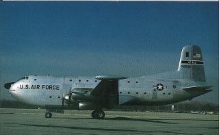 " Douglass C - 124c " Globemaster Ii " Usaf Military Aircraft Airplane Postcard