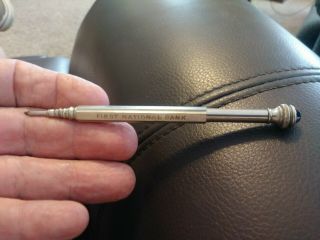 Antique Advertising Mechanical Pencil From First National Bank,  Hagerstown.
