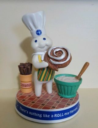 The Danbury Pillsbury Doughboy Figure " Nothing Like A - Roll - Ma Therapy "