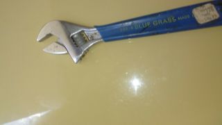 Heavy Duty Adjustable Wrench Hand Tool 8 Inch Long By Blue Grass Usa