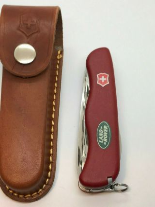 Victorinox Outrider Land - Rover Red Swiss Army Folding Knife Slide - Locking 111mm