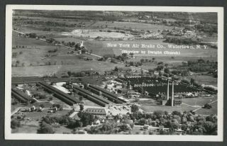 Watertown Ny: C.  1940s Rppc Real Photo Postcard York Air Brake Company
