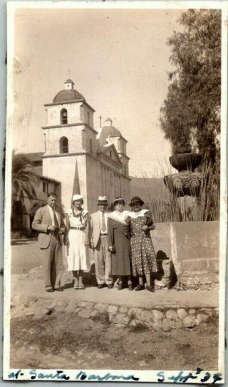 Ca.  1934,  Scene At Santa Barbara,  Ca.  (2.  5x4)