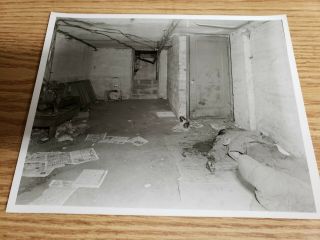 Nypd Crime Scene Photo Graphic Dead Man In Cellar Room On Floor 10 " X8 "
