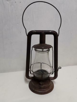 Vintage C.  T.  Ham Rochester Ny Clipper No.  0 Kerosene Lantern Paul S Leader Globe
