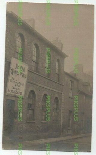 Postcard Wesleyan School ? Montague Cooper Real Photo Bridgwater Etc ? Somerset