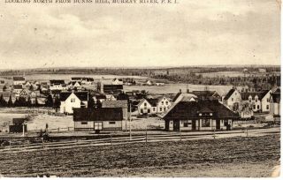 1910 Murray River Prince Edward Island Canada - Looking North From Dunns Hill